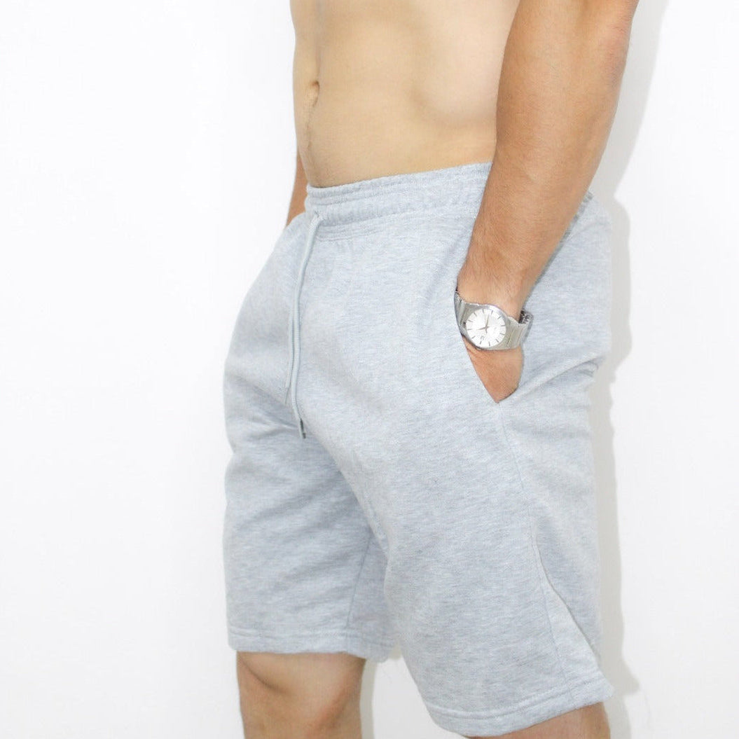 Pantaloneta hombre Gris Jaspe Claro