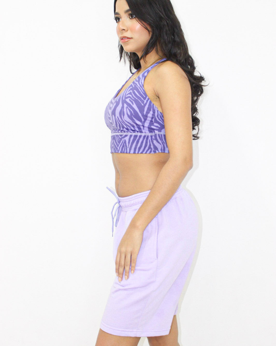 Pantaloneta mujer Morada