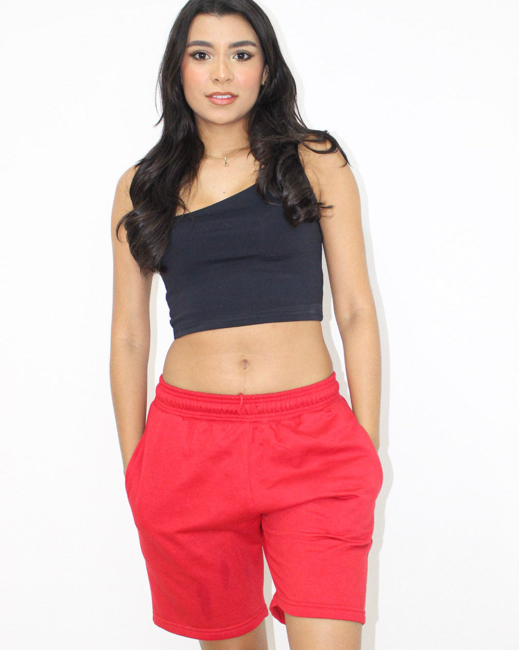 Pantaloneta mujer Rojo