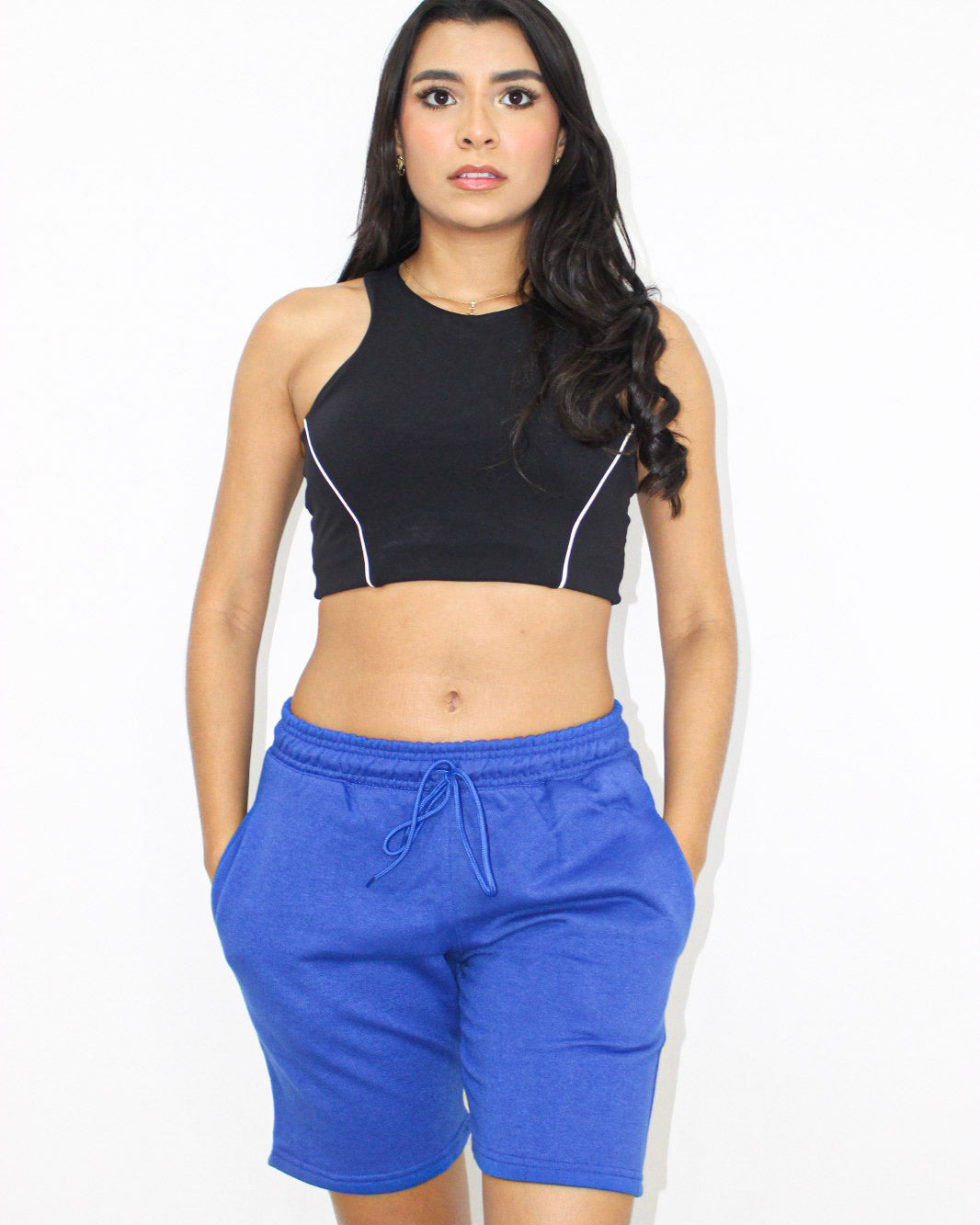Pantaloneta mujer Azul rey