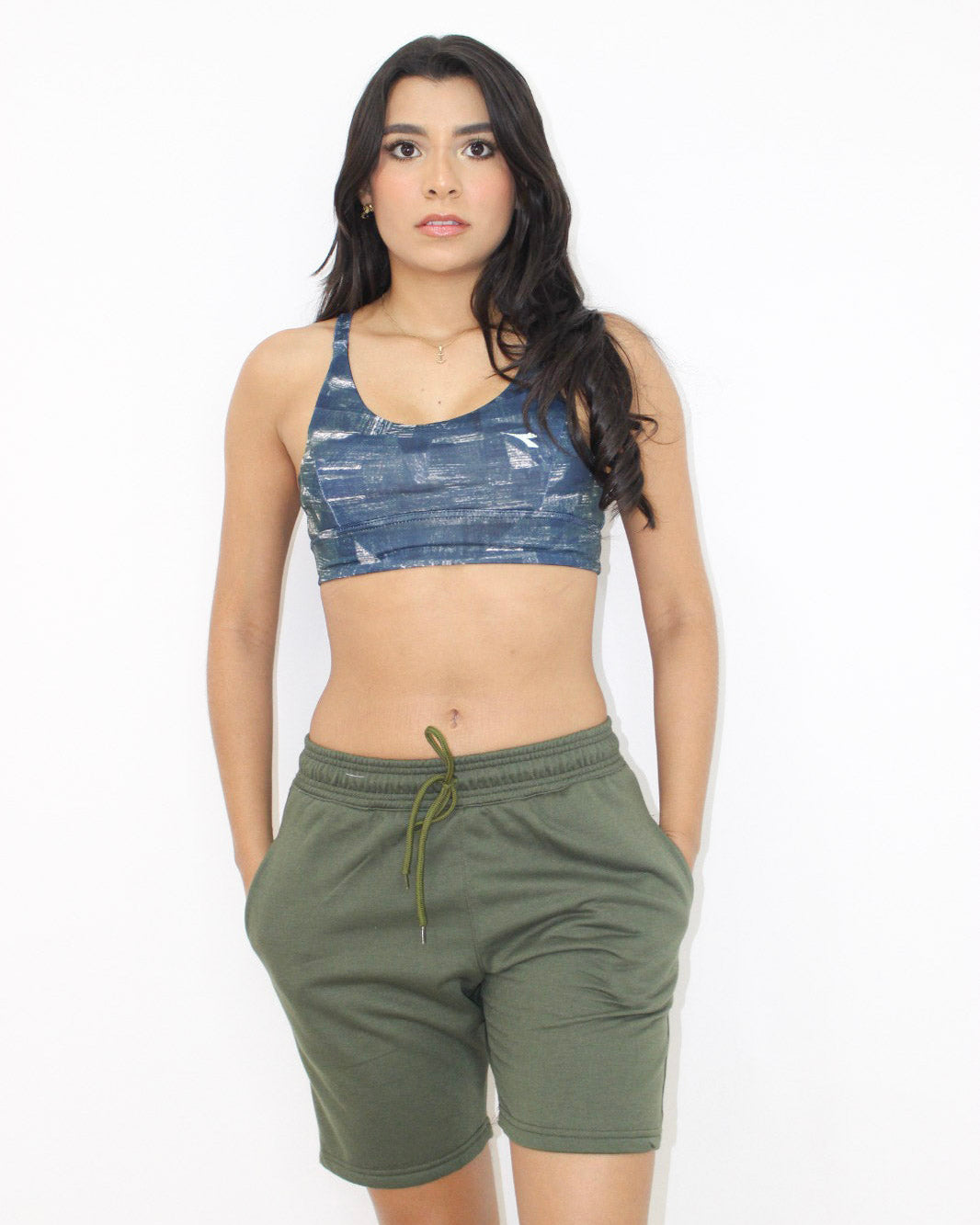 Pantaloneta mujer Verde militar
