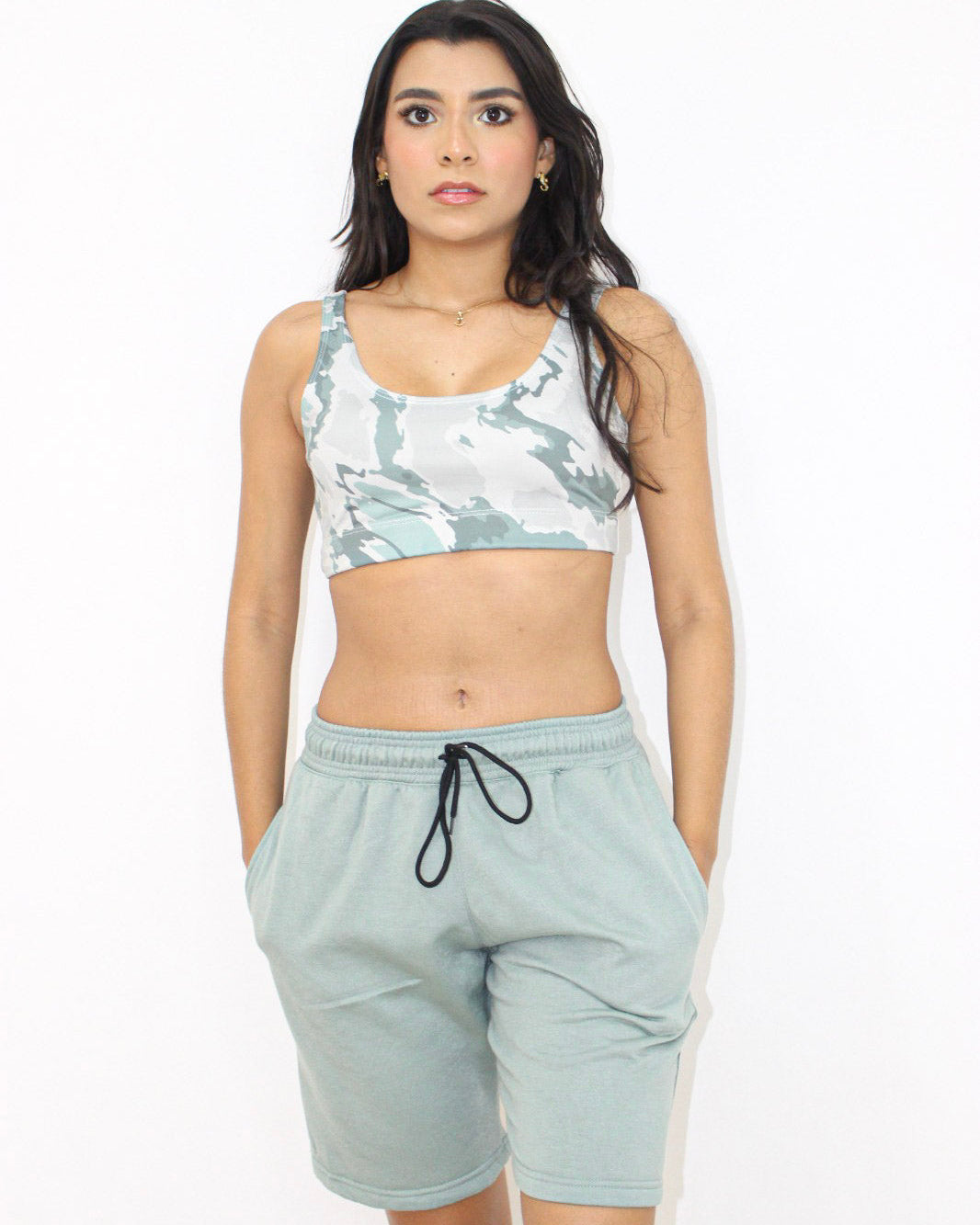 Pantaloneta mujer Verde oliva