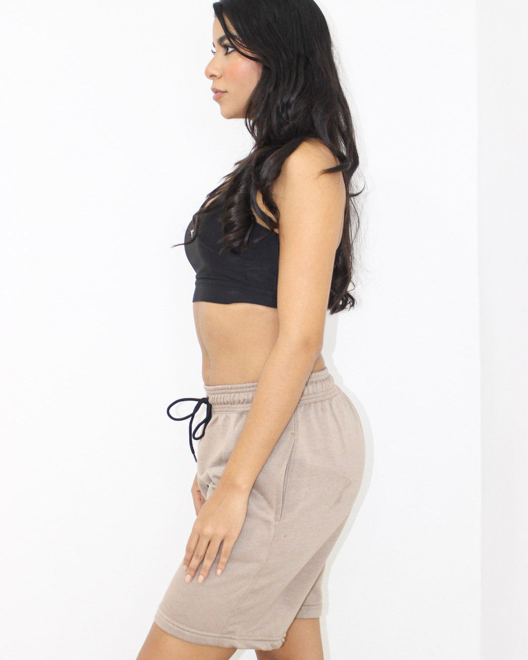 Pantaloneta mujer Caqui